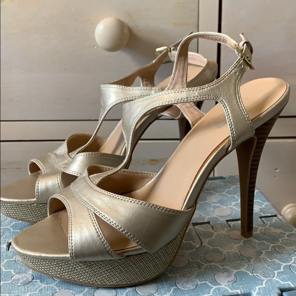Gold heels